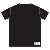 Eternal Chain Tシャツ　(ブラック×グレイッシュホワイト)